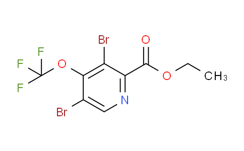 Ethyl 3,5-dibromo-4-(trifluoromethoxy)pyridine-2-carboxylate