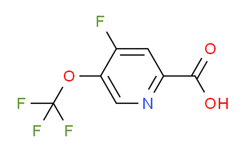 4-Fluoro-5-(trifluoromethoxy)pyridine-2-carboxylic acid