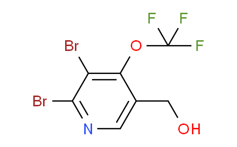 2,3-Dibromo-4-(trifluoromethoxy)pyridine-5-methanol