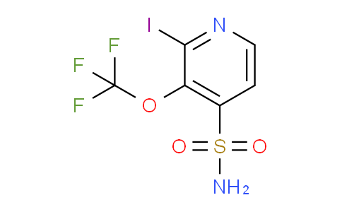 2-Iodo-3-(trifluoromethoxy)pyridine-4-sulfonamide