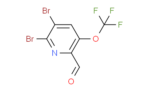 2,3-Dibromo-5-(trifluoromethoxy)pyridine-6-carboxaldehyde