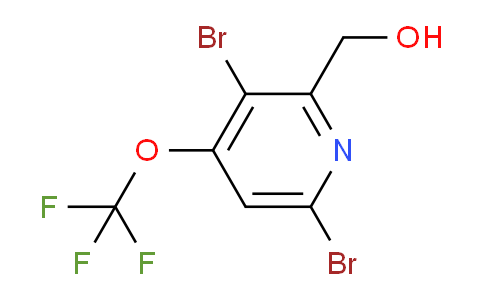 3,6-Dibromo-4-(trifluoromethoxy)pyridine-2-methanol