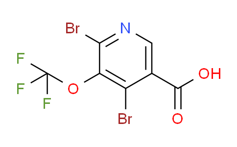 2,4-Dibromo-3-(trifluoromethoxy)pyridine-5-carboxylic acid