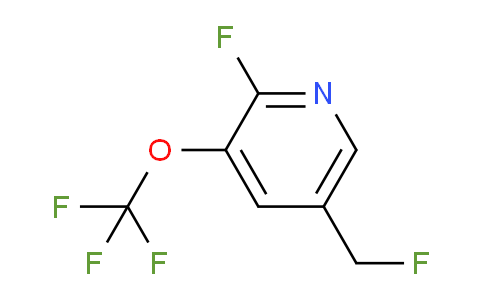 2-Fluoro-5-(fluoromethyl)-3-(trifluoromethoxy)pyridine