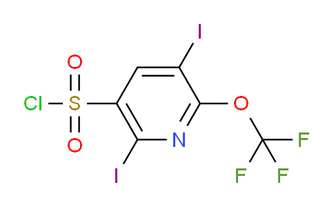 AM198725 | 1804294-40-3 | 3,6-Diiodo-2-(trifluoromethoxy)pyridine-5-sulfonyl chloride