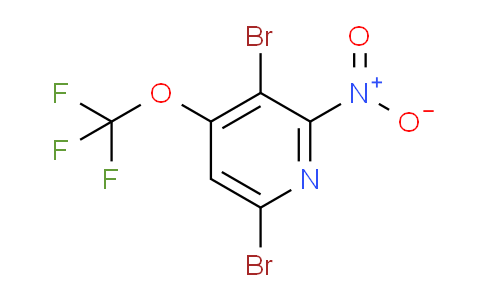 3,6-Dibromo-2-nitro-4-(trifluoromethoxy)pyridine