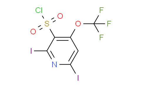 2,6-Diiodo-4-(trifluoromethoxy)pyridine-3-sulfonyl chloride