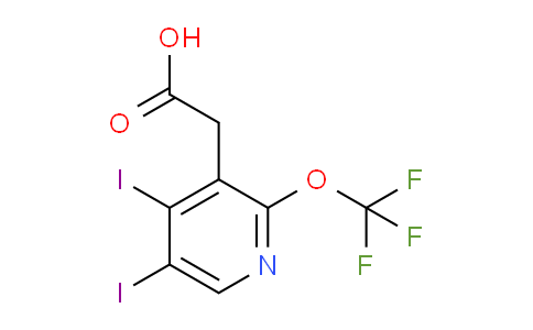 4,5-Diiodo-2-(trifluoromethoxy)pyridine-3-acetic acid