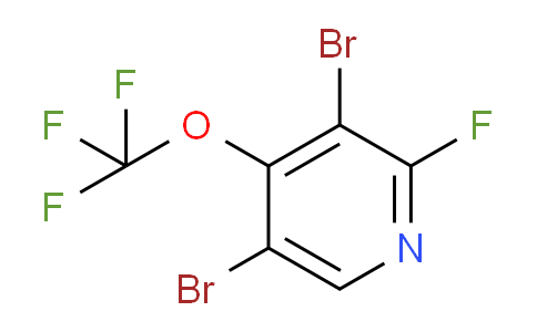 3,5-Dibromo-2-fluoro-4-(trifluoromethoxy)pyridine