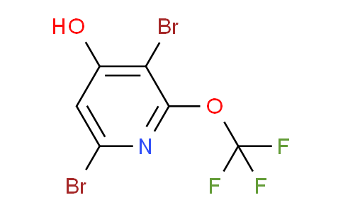 3,6-Dibromo-4-hydroxy-2-(trifluoromethoxy)pyridine
