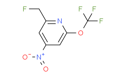 2-(Fluoromethyl)-4-nitro-6-(trifluoromethoxy)pyridine