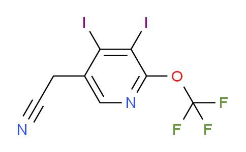 AM198812 | 1804525-21-0 | 3,4-Diiodo-2-(trifluoromethoxy)pyridine-5-acetonitrile