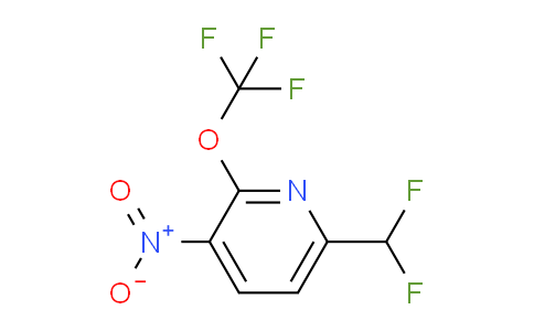 6-(Difluoromethyl)-3-nitro-2-(trifluoromethoxy)pyridine
