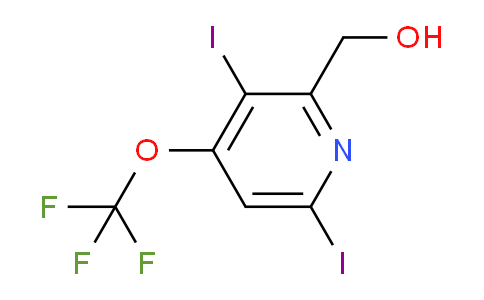 3,6-Diiodo-4-(trifluoromethoxy)pyridine-2-methanol