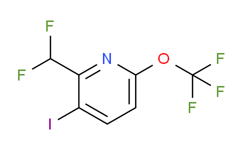2-(Difluoromethyl)-3-iodo-6-(trifluoromethoxy)pyridine