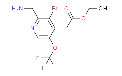 AM19883 | 1806209-19-7 | Ethyl 2-(aminomethyl)-3-bromo-5-(trifluoromethoxy)pyridine-4-acetate