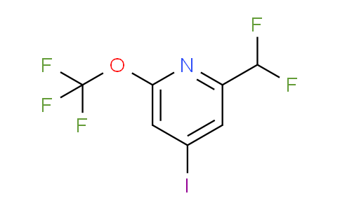 2-(Difluoromethyl)-4-iodo-6-(trifluoromethoxy)pyridine