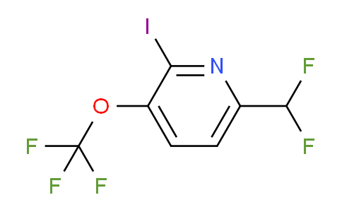 AM198833 | 1804584-86-8 | 6-(Difluoromethyl)-2-iodo-3-(trifluoromethoxy)pyridine