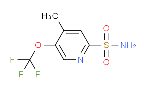 4-Methyl-5-(trifluoromethoxy)pyridine-2-sulfonamide