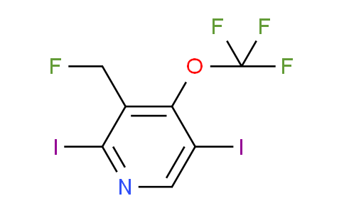 2,5-Diiodo-3-(fluoromethyl)-4-(trifluoromethoxy)pyridine