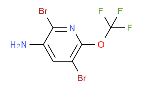 3-Amino-2,5-dibromo-6-(trifluoromethoxy)pyridine