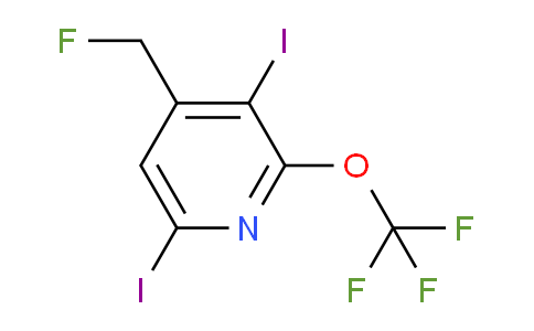 3,6-Diiodo-4-(fluoromethyl)-2-(trifluoromethoxy)pyridine