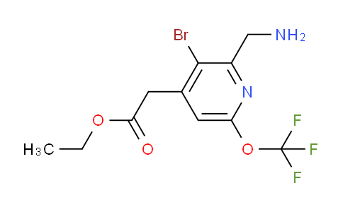 AM19885 | 1806096-88-7 | Ethyl 2-(aminomethyl)-3-bromo-6-(trifluoromethoxy)pyridine-4-acetate
