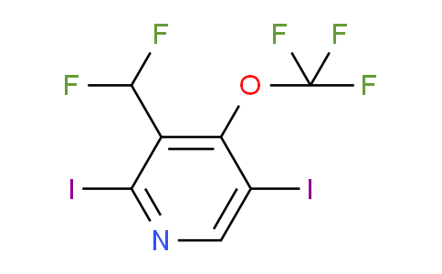 AM198858 | 1803437-76-4 | 2,5-Diiodo-3-(difluoromethyl)-4-(trifluoromethoxy)pyridine