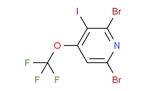 2,6-Dibromo-3-iodo-4-(trifluoromethoxy)pyridine