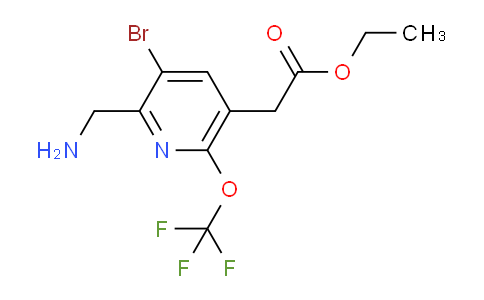 AM19886 | 1804659-45-7 | Ethyl 2-(aminomethyl)-3-bromo-6-(trifluoromethoxy)pyridine-5-acetate