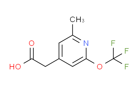 2-Methyl-6-(trifluoromethoxy)pyridine-4-acetic acid
