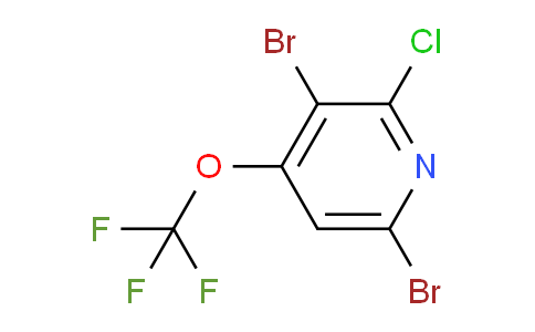 2-Chloro-3,6-dibromo-4-(trifluoromethoxy)pyridine