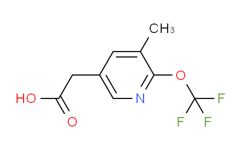 3-Methyl-2-(trifluoromethoxy)pyridine-5-acetic acid