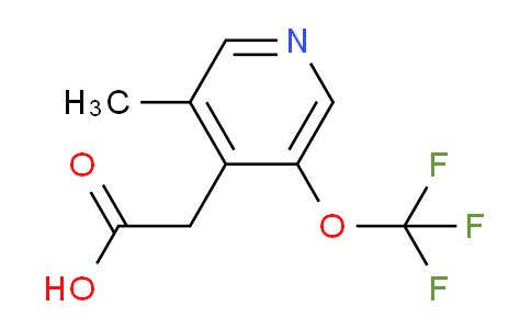 3-Methyl-5-(trifluoromethoxy)pyridine-4-acetic acid