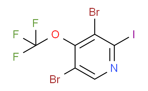 3,5-Dibromo-2-iodo-4-(trifluoromethoxy)pyridine