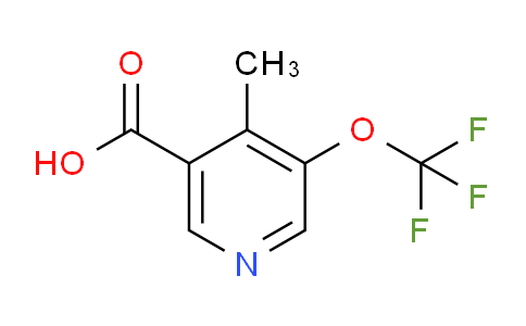 AM198891 | 1803487-21-9 | 4-Methyl-3-(trifluoromethoxy)pyridine-5-carboxylic acid