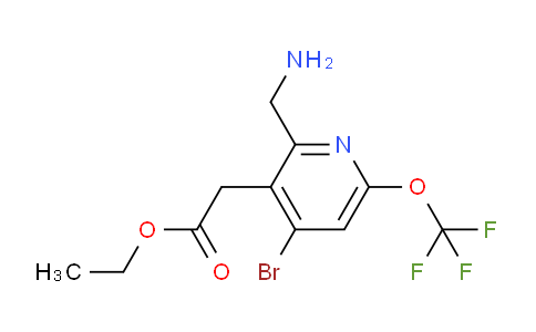AM19891 | 1806122-68-8 | Ethyl 2-(aminomethyl)-4-bromo-6-(trifluoromethoxy)pyridine-3-acetate
