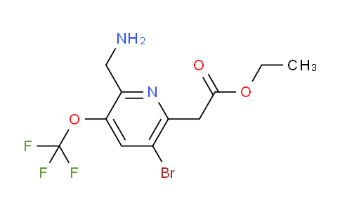 AM19894 | 1803470-32-7 | Ethyl 2-(aminomethyl)-5-bromo-3-(trifluoromethoxy)pyridine-6-acetate