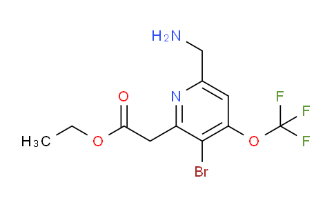 AM19896 | 1806209-36-8 | Ethyl 6-(aminomethyl)-3-bromo-4-(trifluoromethoxy)pyridine-2-acetate