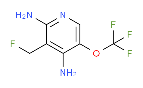 2,4-Diamino-3-(fluoromethyl)-5-(trifluoromethoxy)pyridine