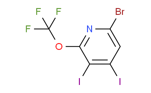6-Bromo-3,4-diiodo-2-(trifluoromethoxy)pyridine