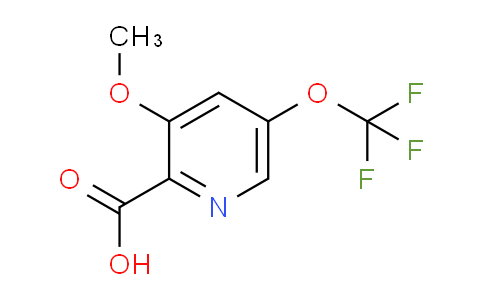 3-Methoxy-5-(trifluoromethoxy)pyridine-2-carboxylic acid
