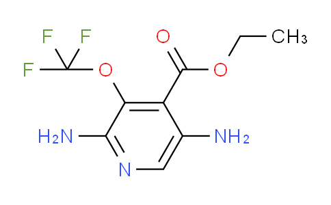 Ethyl 2,5-diamino-3-(trifluoromethoxy)pyridine-4-carboxylate