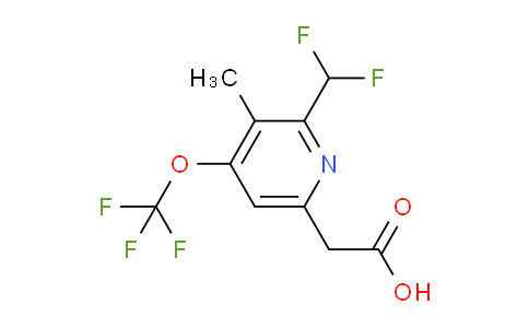 AM198994 | 1361716-25-7 | 2-(Difluoromethyl)-3-methyl-4-(trifluoromethoxy)pyridine-6-acetic acid
