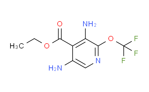 Ethyl 3,5-diamino-2-(trifluoromethoxy)pyridine-4-carboxylate