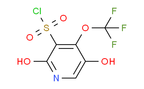 2,5-Dihydroxy-4-(trifluoromethoxy)pyridine-3-sulfonyl chloride