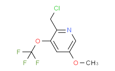 2-(Chloromethyl)-5-methoxy-3-(trifluoromethoxy)pyridine