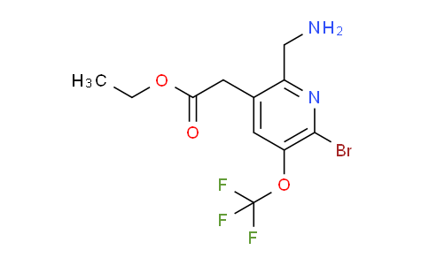 AM19903 | 1806209-84-6 | Ethyl 2-(aminomethyl)-6-bromo-5-(trifluoromethoxy)pyridine-3-acetate