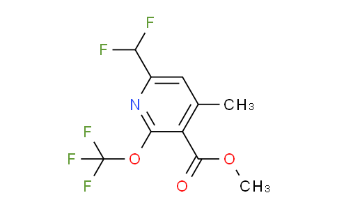 AM199053 | 1361911-25-2 | Methyl 6-(difluoromethyl)-4-methyl-2-(trifluoromethoxy)pyridine-3-carboxylate