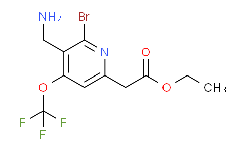 AM19906 | 1803612-90-9 | Ethyl 3-(aminomethyl)-2-bromo-4-(trifluoromethoxy)pyridine-6-acetate